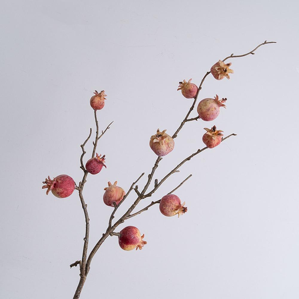 

11 Fruit Artificial Pomegranate Branches Realistic Foam Fruits Branches Home Living Room Decor