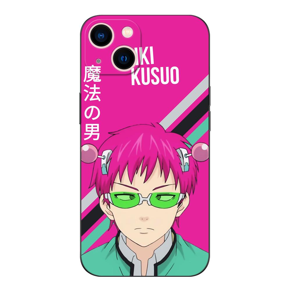 Black Tpu Case For Samsung Galaxy A03 SM-A035 A03 Core A03S A13 A23 LTE A33 A53 A73 4G 5G saiki kusuo wallpaper