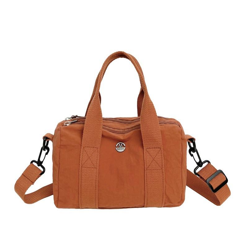 Nylon Casual Shoulder Bag For Women With Zipper Closure And Card Pocket