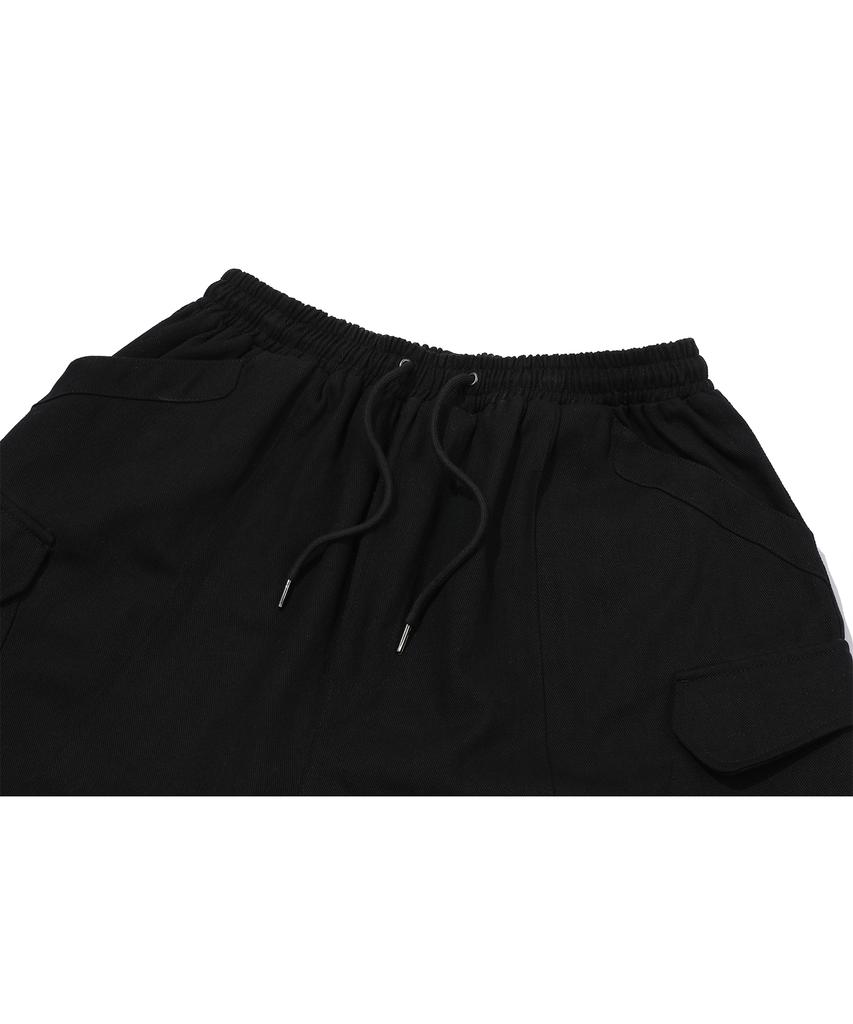 CPGN STUDIO Assassin Wide 3D Cargo Pants Black