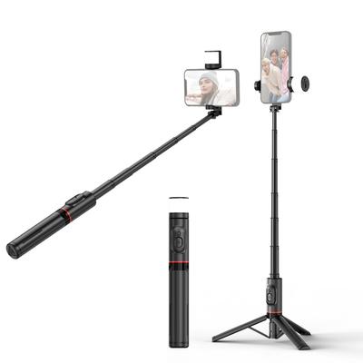 Portable Selfie Stick Tripod for Phone Tripod Stand Extendable Max. Length 765mm Built-in LED Fill