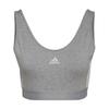 adidas Womens/Ladies 3 Stripes Crop Top