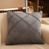 Skin-friendly Velvet Crumpled Soft-covered Bedside Sofa Pillow with Core