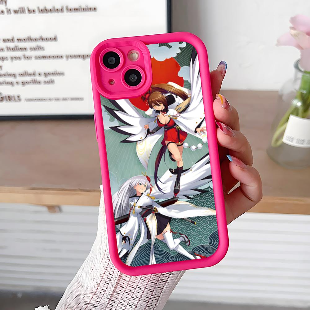 Azur Lane Shoukaku Phone Case for iPhone 17 16 15 14 13 12 11 Air Pro Max Plus Red Soft TPU Shockproof Cover iPhone17 Pro