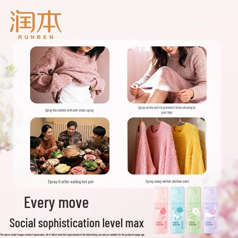 RUNBEN Anti-Static Fabric Freshener Spray