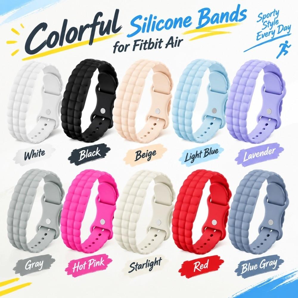 Lightweight Sport Strap Sweatproof Replacement Wristband for Google Fitbit Air Swimming