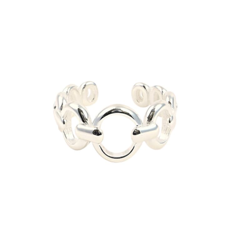 LAYERMOOD 24 circle ring -silver925