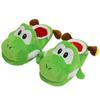 Yoshi Mario Cartoon Home Slippers With Super Soft Fleece For Couples Winter Comfort