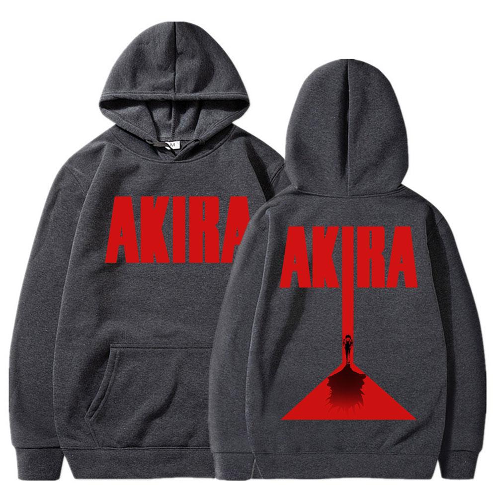 Japanese Anime Akira Harajuku Hoodie Science Fiction Movie Shotaro Kaneda Hooded Sweatshirt Oversized Long Sleeve