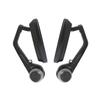 1 Pair Motorcycle Rearview Mirror Scooter Motocross Rearview Mirrors Electrombile Back Side Convex Mirror Universal 22mm
