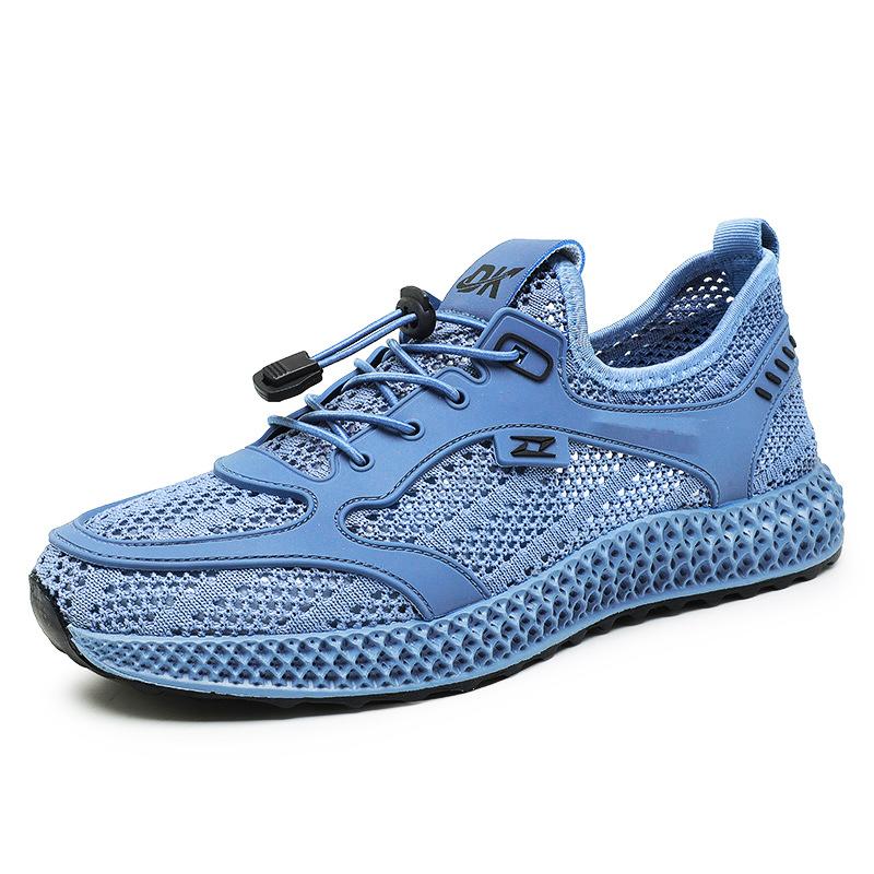 2025 summer new creek shoes wading shoes quick-drying big mesh shoes versatile breathable fly-woven shoes men's sports trendy shoes