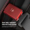 Car Seat Belt Buckle Anti-scratch Protector Cover Accessories For Opel Vectra Zafira Meriva Mokka Grandland Vivaro Antara Ujl522