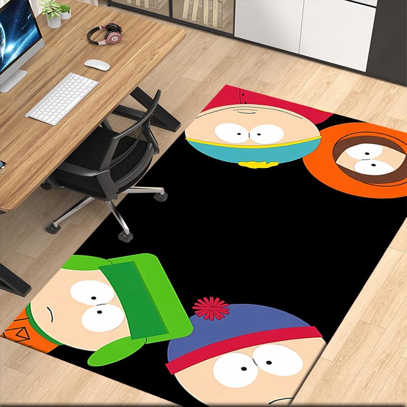 South Park Printed Carpet, for Office Chair Living Room Bedroom Kitchen Room Decor Gifts.