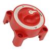 Battery Disconnect Switch, Heavy Duty Knob 350A 32V High Current Red Battery Selector Switch for Automotive Marine RV (11001)
