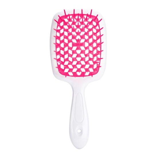 Detangling Hair Brush Hollow Ergonomic Handle Scalp Massage Women Girls Wet Dry Long Curly Fluffy Hair Styling Comb Hairdressing Tool
