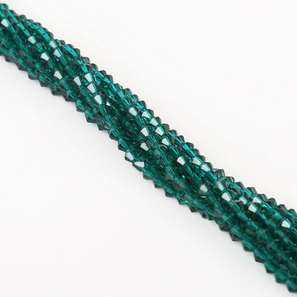 4mm Faceted Rhombus Crystal Beads Glass Beads DIY Handmade Beads Loose Beads Material Hair Jewelry Accessories Beads for Jewelry Making