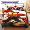 Ferdinand Pattern Bedding,Quilt Set Quilt Cover Pillowcase Home Birthday Gift (1 * duvet cover + 2 * pillowcase, without core)