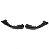 2PCS Front Bumper Corner Spoiler Black Bumper Corner Splitter Replacement for Mitsubishi Lancer DE GTS ES VR‑X Aspire