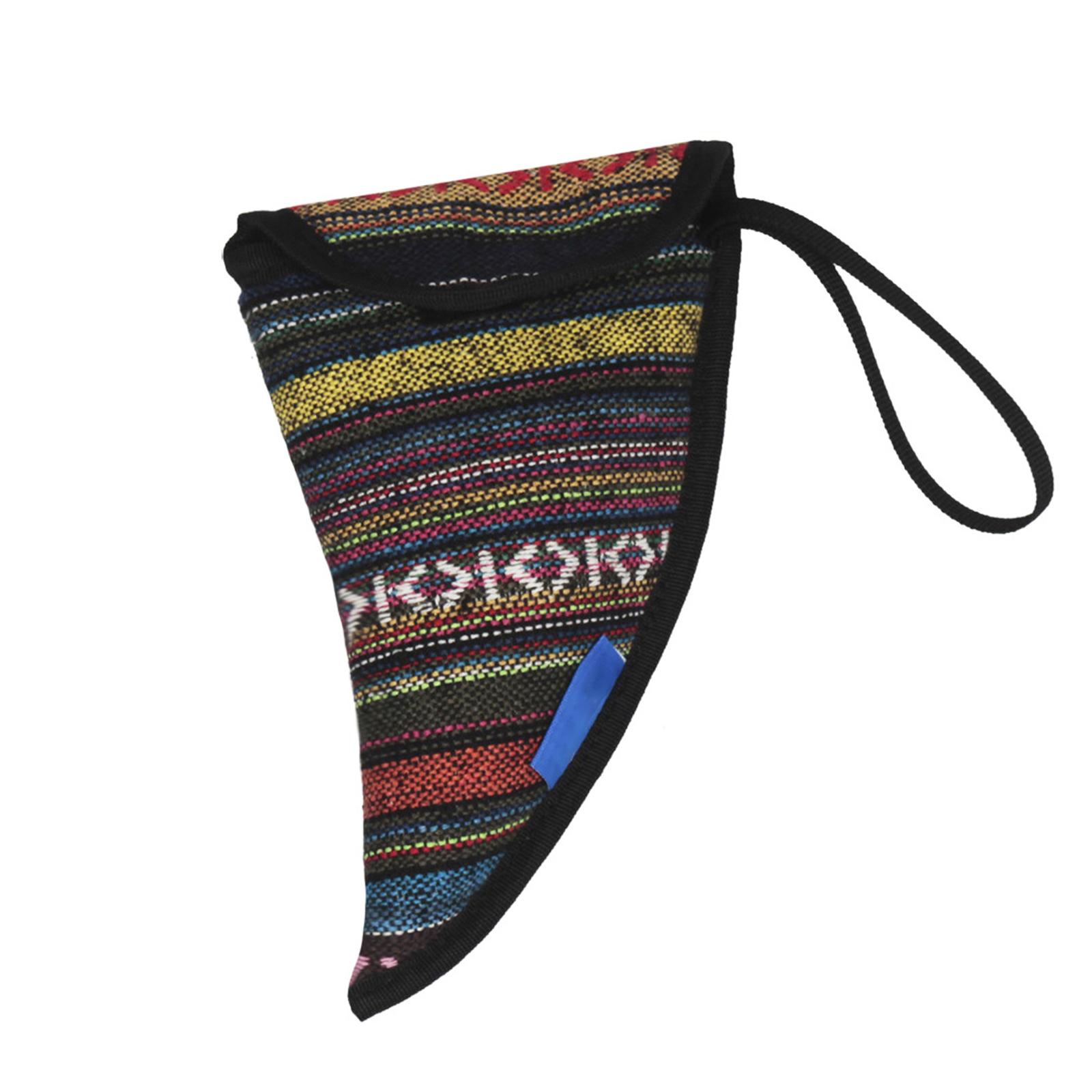 

Colorful Ocarina Carrying Bag Scratch Resistant National Style Ocarina Storage Bag with Carry Handle Ocarina Case Holder