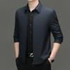 Lapel Jacket Zipper Business Jacket Middle-aged Men's Jacket Dad Jacket