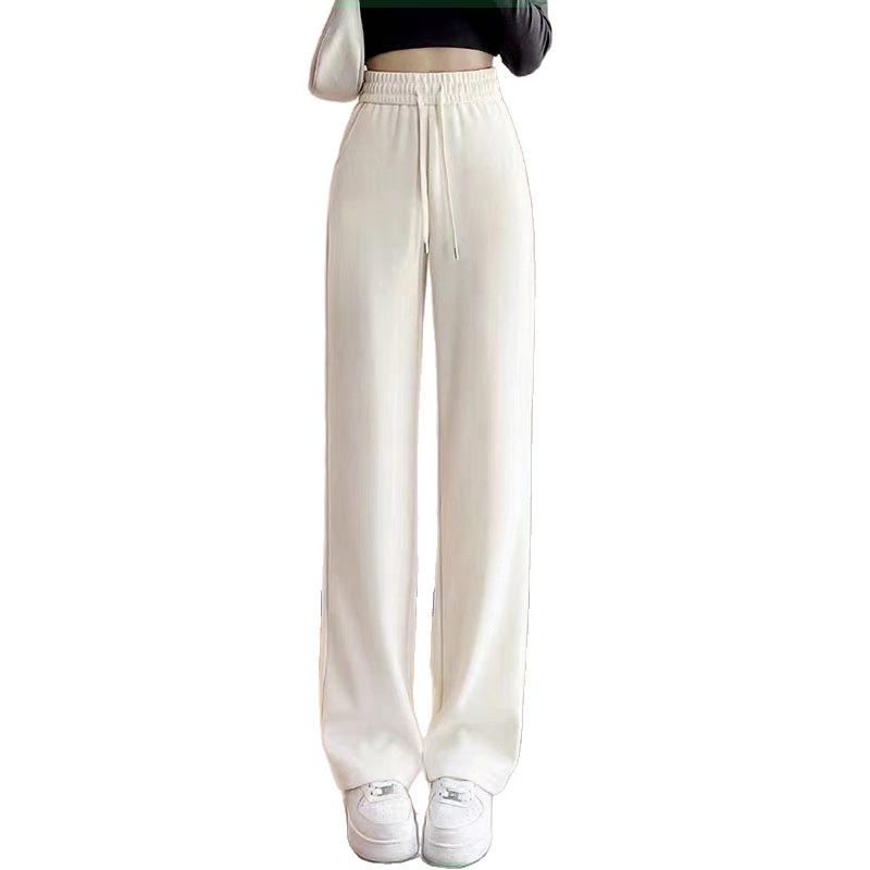 2026 Damen Gemütliche Samt-Hose mit weitem Bein - Winter/Frühling Gerades Bein Design