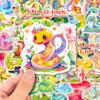 50 Cute Cartoon Snake Stickers New Style Reptile Cartoon Snake Snake Snake Personality Doodle Stickers