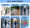 10 Pairs Waterproof Shoe Covers for Rain - Disposable Plastic Rain Shoe Covers Plastic Overshoes for Men Women - Boot Protector