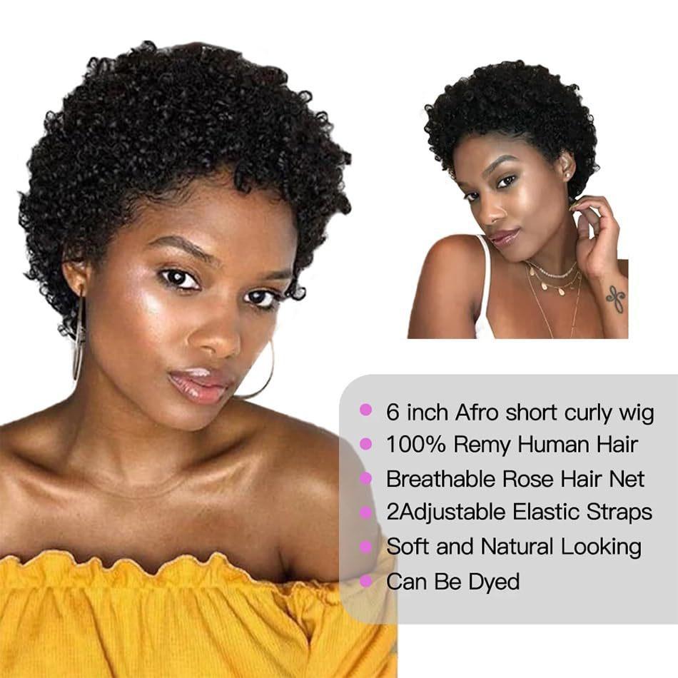 African Curl Fairy Short Synthetic Wig Curly Hair For Black Women Fashionable European Style Curly Hairpiece Perfect For Every Occasion