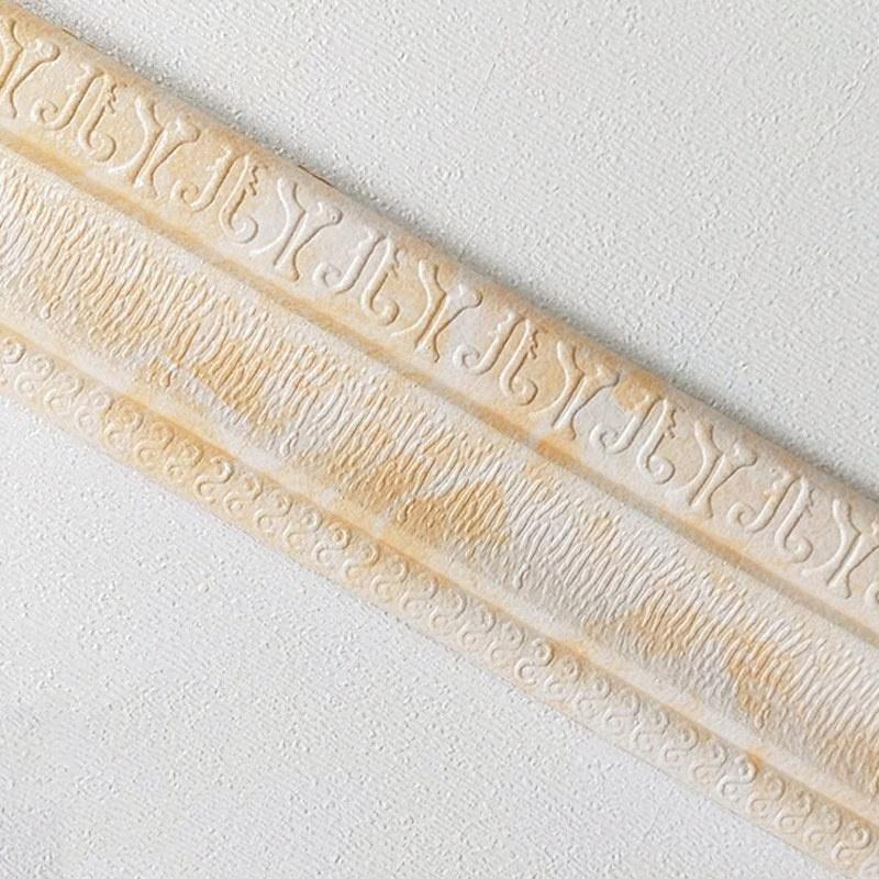 1pc 2.3mX7.8cm Wallpaper Decorative Line Skirting Line Decoration Self-adhesive Waterproof Living Room Wall Border Sticker