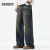 Mark Fairwhale Men's Retro Distressed Loose Straight-Leg Jeans