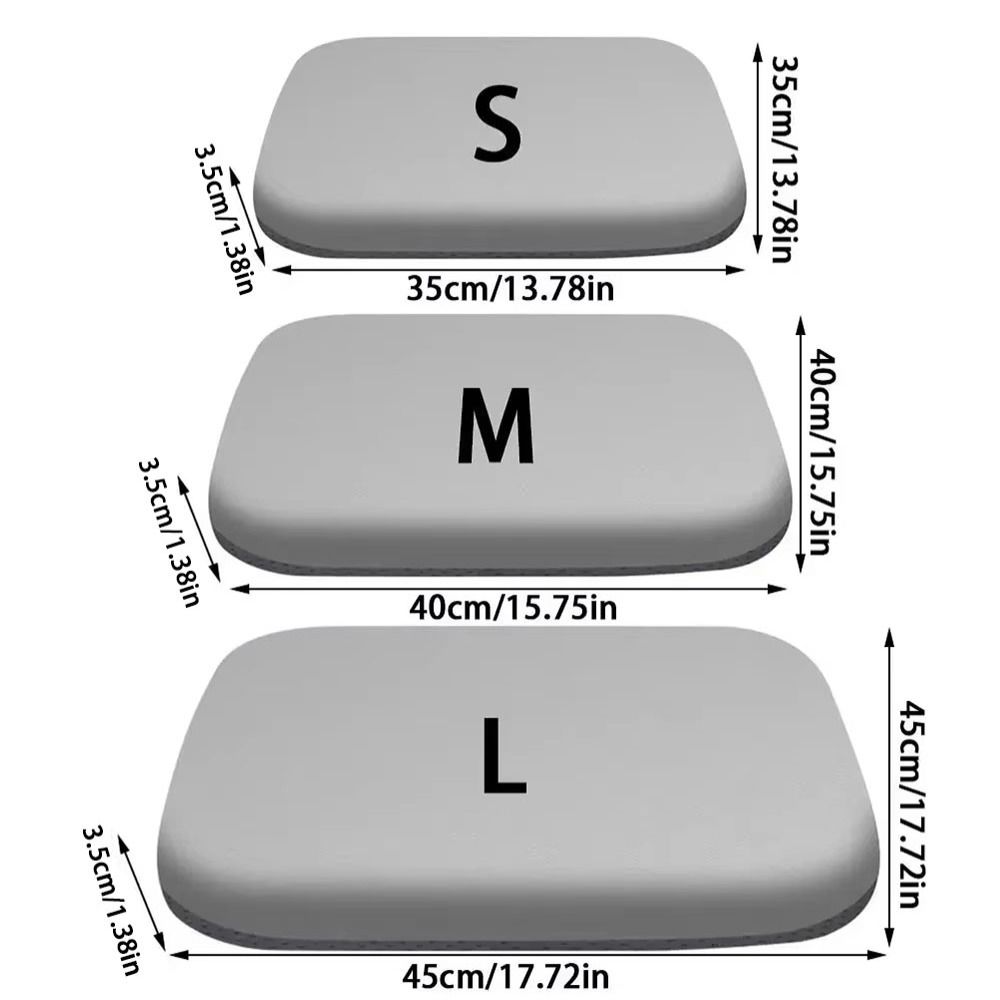 New Memory Cotton Memory Foam Cushion Anti-slip Not Easy To Deform Office Chair Cushion Car Cushion Office