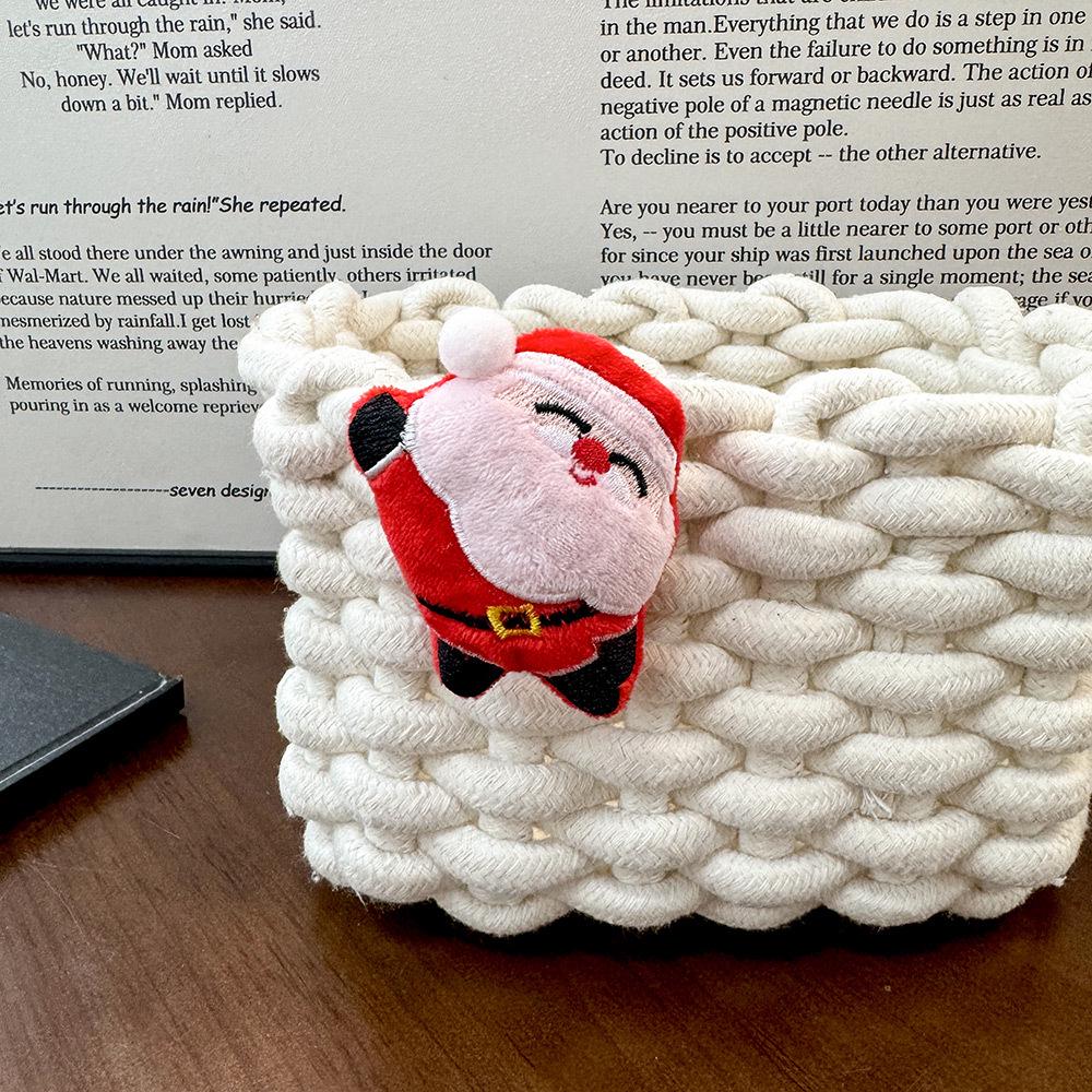 Christmas Plush Brooch: Cute Holiday Decoration Doll Badge for Gift Bags and DIY Projects