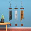 Factory Price Wind Chimes 26 Inches Deep Resonant 5 Tube Aluminum Wind Bell Chime Hanging Home Decoration