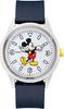 Q&Q SmileSolar Men's Solar Watch, Analog, Disney Mickey Mouse Design, Waterproof, Urethane Strap, Navy Blue, RP20-809