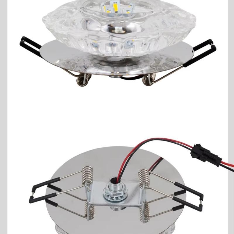 Aisle Flush LED Ceiling Lamp Living Room Crystal Corridor Aisle Lights LED Ceiling Lights