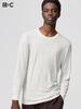 Uniqlo HeaTTech Cashmere Blend Crew Neck T 3 4 Sleeve