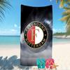 Beach Towel with Feyenoord Rotterdam logo Pattern - soft,absorbent,machine washable Lightweight&Modern,swimming,Travel Essentials