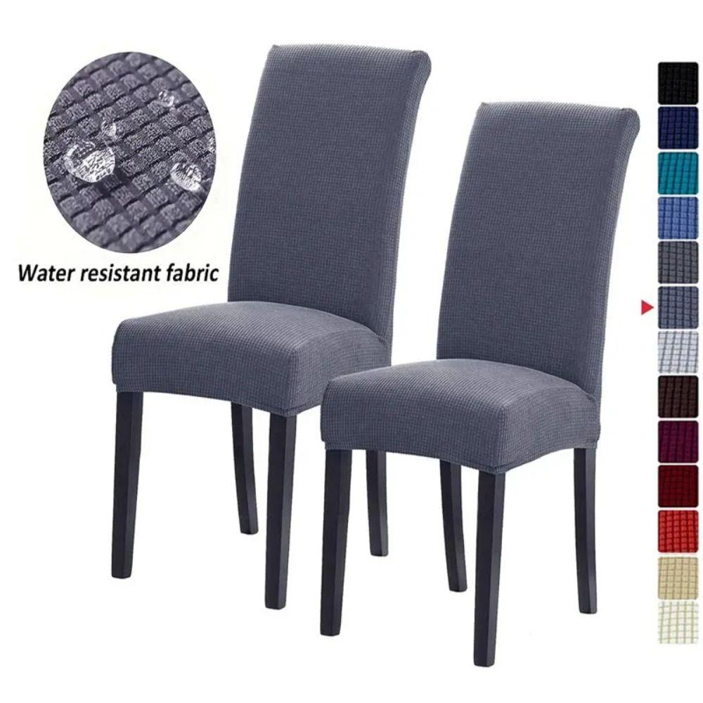 Universal One-piece Chair Cover Non-slip Seat Slipcovers  for Dining Room Home Decor