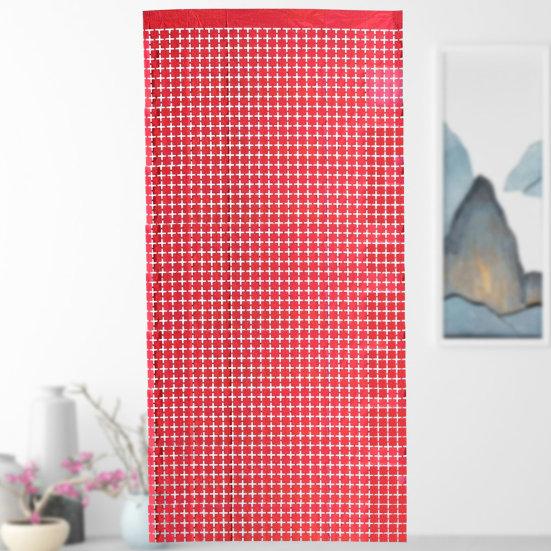 5 sztuk kwadratowa świecąca kurtyna tło imprezowe folia brokatowa zasłona z frędzlami dekoracje świąteczne tło do budki fotograficznej serpentyny