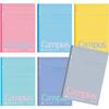 KOKUYO Campus Notebook Limited Edition B5 Sherbet 6-Pack, Dot-Ruled, B-Ruled, Colors, No-3CBTN-L25X6