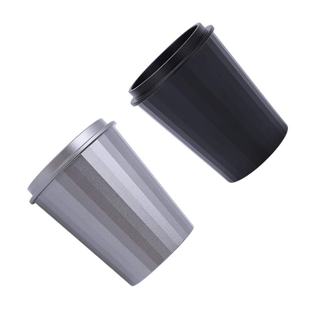 Cup Powder Feeder Multi Purpose Aluminum Alloy 51mm Easy To Clean Polished Inner Wall Coffee Dosing Cup for Bean Grinder