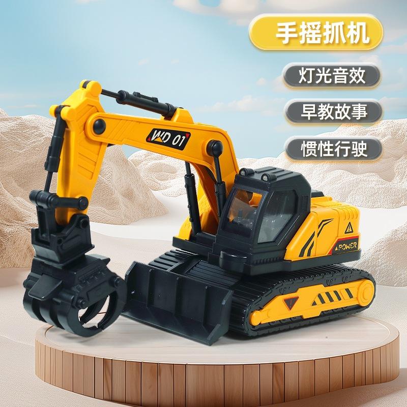 

Детское освещение и музыка, инерционный строительный автомобиль, может рассказывать истории, звук и свет для раннего образования, симуляция экскаватора, игрушечная машинка