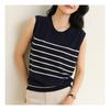 Navava Striped Sleeveless Knit Nk2080