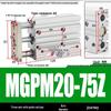 Compact Three-Axis Pneumatic Guided Rod Cylinder 12/16/20/25/32-10/20/40/50/75z
