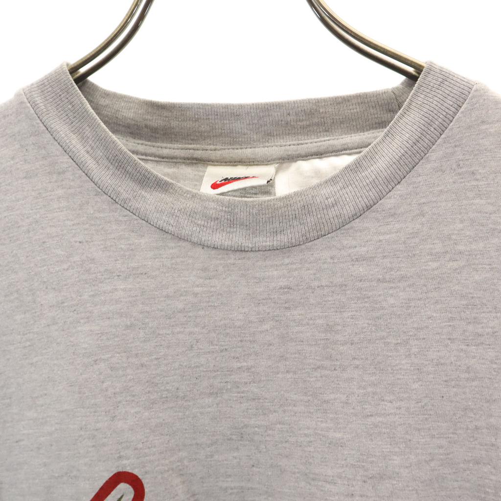 Nike 90s 00s Old White Tag Short Sleeve T-shirt 14 Gray Kid's Used