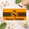 Madrid Cf (23) Custom Name Beach Towel Soft Towel Gift for Beach Pool Swimming Vacation