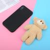 Adorable Teddy Bear Plush Toy Keychain Soft Short Plush Backpack Accessory For Kids