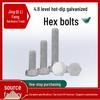 4.8 Grade M8-M30 Hot-Dip Galvanized Hex Bolts for Photovoltaic Use
