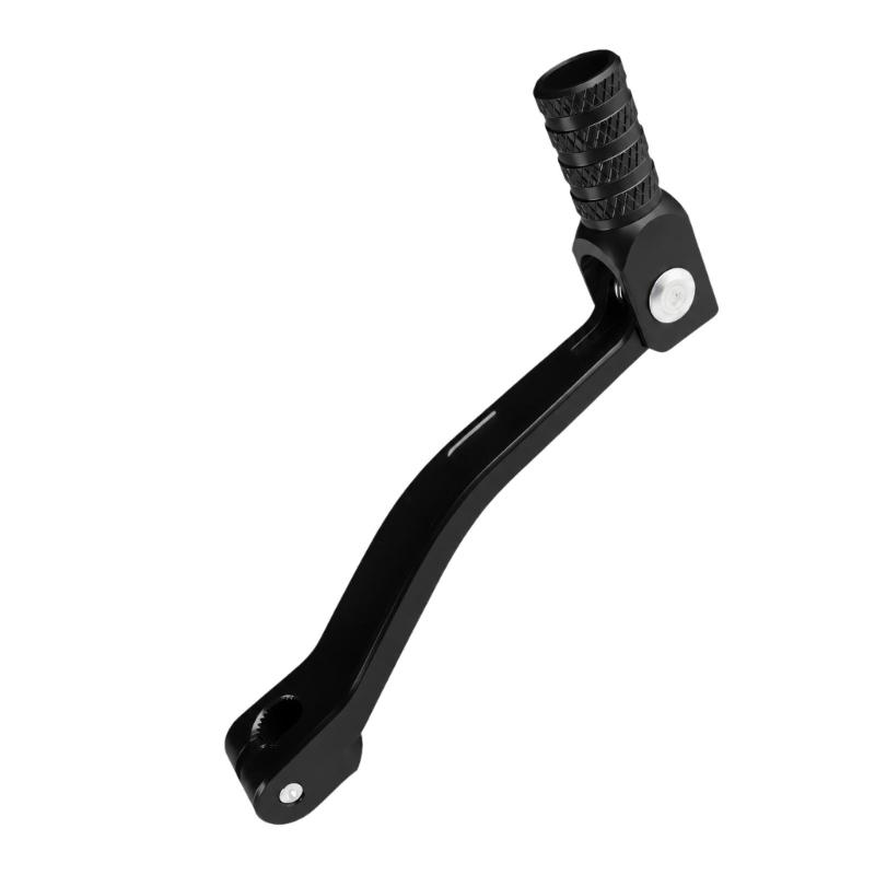 Motorcycle Transmission Gear Shifter Lever with Textured Peg and Metal Body for Replacement Installation Tasks