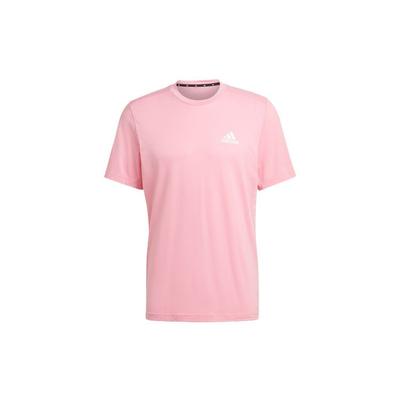 Aeroready Designed To Feelready Solid Color Logo Crew Neck Short Sleeve T-Shirt Men Tops Lush-Red HL4695